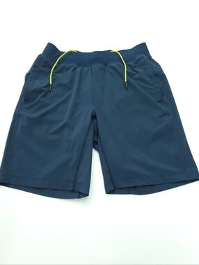 lululemon athletica Men's Navy Blue Athletic Shorts with Drawstring Size M